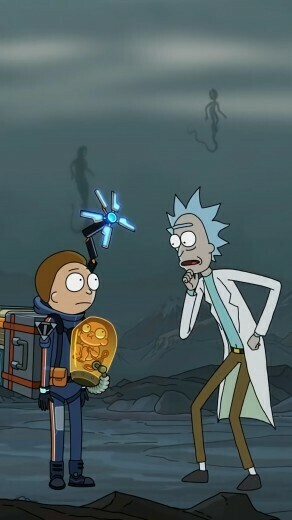 Death Stranding Rick And Morty 4k Wallpaper