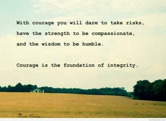Mark Twain Courage Quote With Wallpaper