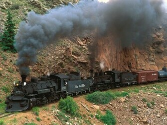 Motor Cumbres And Toltec Steam Train Colorado Picture Nr