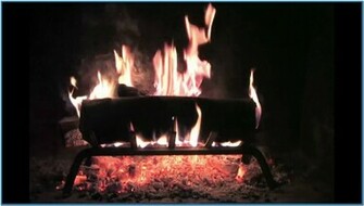 Burning Log Fire Screensaver Mac