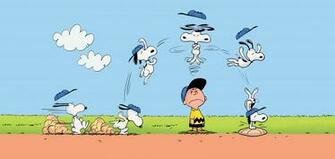 Cartoon The Peanuts Charlie Brown Snoopy Wallpaper