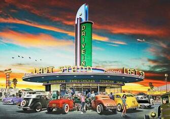 Cruisin For Burgers At Custard S Last Stand Mural Murals Your Way
