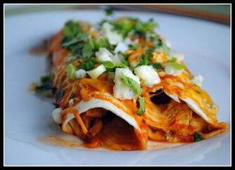 Buffalo Chicken Enchiladas