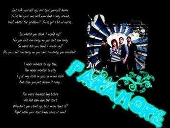 Paramore Wallpaper With Lyrics Create