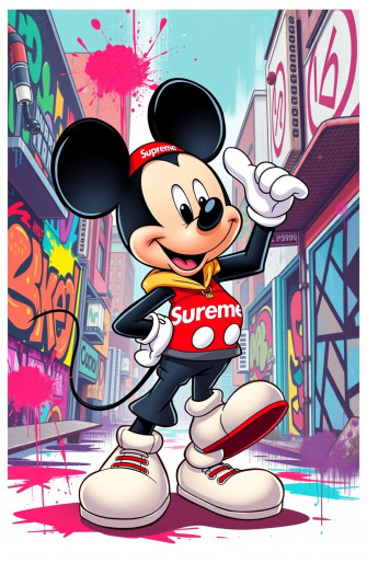 Supreme Mickey Mouse Wallpaper
