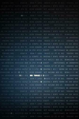 Quantum Binary iPhone HD Wallpaper