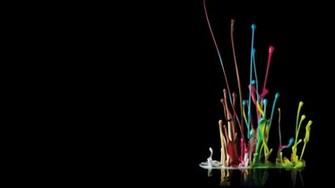Funky Spray Paint Splash Colorful HD Desktop Wallpaper