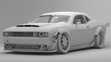 Hellephant Dodge Challenger Wip And 3d Art Showcase Forum Hum3d