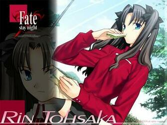 Description Anime Black Tohsaka Rin Wallpaper