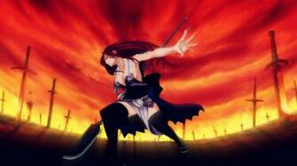 Erza Scarlet Total Destruction HD Wallpaper Background Image