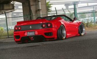 Liberty Walk Modified Wide Body Kit Ferrari F360 Convertible Cars