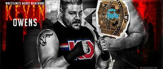 Kevin Owens Mini Signature By Soulridergfx