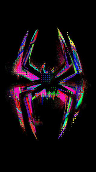 Spider Man Across The Verse Logo 4k Wallpaper iPhone HD
