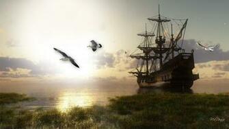 Tall Ships Wallpaper
