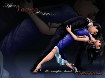 Tango Wallpaper Art Print Poster Paintings