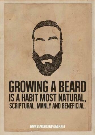 A Beard Man Is Real Quotes Posters