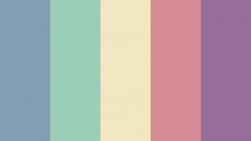 Summer Dark Pastels Palette Color Scheme Blue Schemecolor