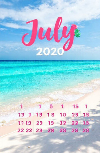 July Calendar Wallpaper