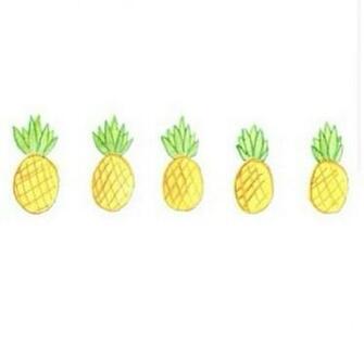 Cute Pineapple Art