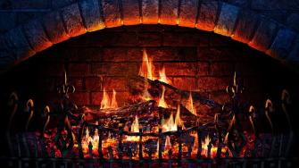 Fireplace Wallpaper Top Background