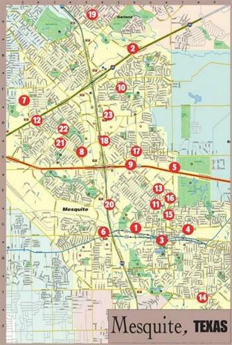 Mesquite Tx Map Directory Of Local Businesses