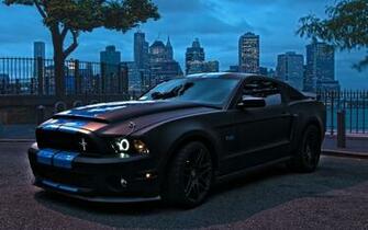 Ford Mustang Black HD Wallpaper Background Image