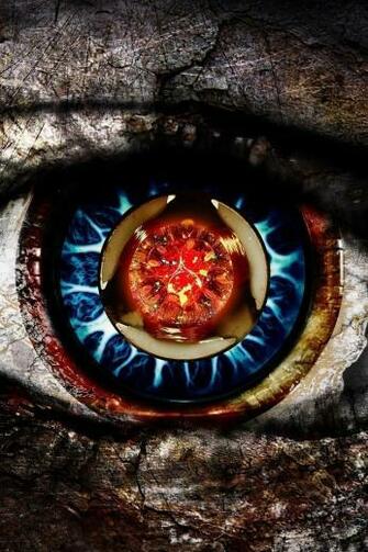 Scary Eye iPhone HD Wallpaper