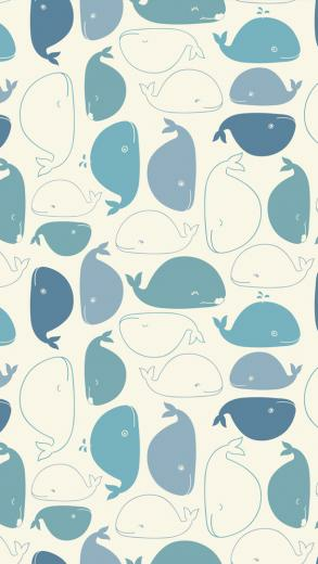 Background Pattern Wallpaper Whales Phone Art In