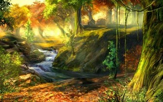 Fantasy Forest High Quality And Resolution Wallpaper On