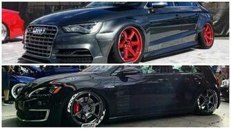 Audi S3 Sedan Widebody And Slammed E Golf Revealed By Allroad