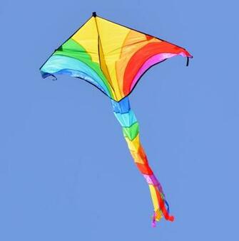 Yellow And Blue Kite Image