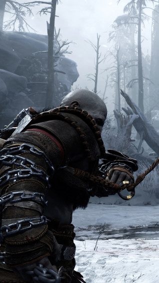 God Of War Ragnarok Kratos Ps5 4k Phone iPhone Wallpaper 7221b