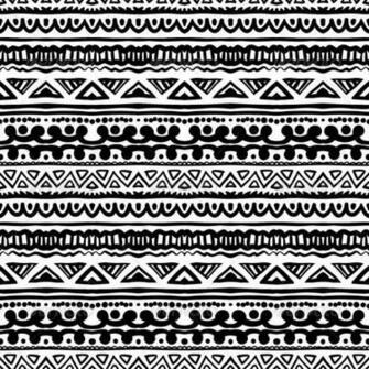 In Black And White Graphicriver Ethnic Pattern