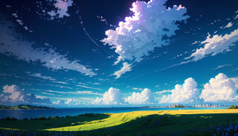 Anime Landscape 4k Ultra HD Wallpaper