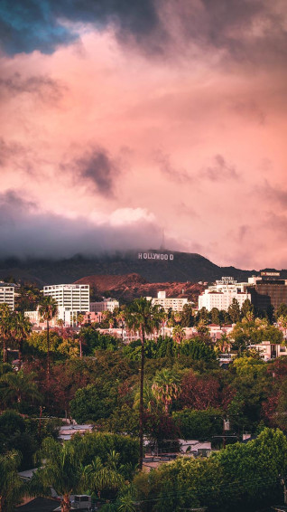 Beautiful Los Angeles iPhone X Wallpaper Preppy