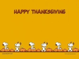 Charlie Brown Peanuts Comics Thanksgiving G Wallpaper