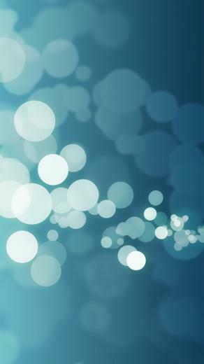 Blue And White Bokeh Wallpaper iPhone