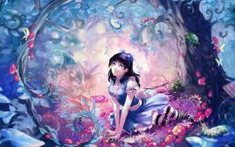 Alice Wonderland Fantasy Fairy Adventure Comedy Depp Disney Wallpaper