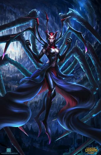 League Of Legends Elise Fanart By Sickbrush