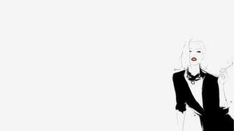 Fashion Sketches Desktop Background Illustrations