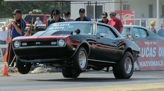 Chevrolet Camaro Ss Drag Car Wallpaper