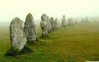 Megalithic Stones Of Lagatjar France UltraHD Wallpaper