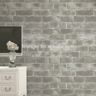 Levinger 3d Luz Tijolo Cinzento Wallpaper Melhor Vendendo Decora O