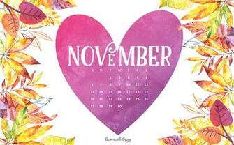 Desktop Wallpaper Calendar November