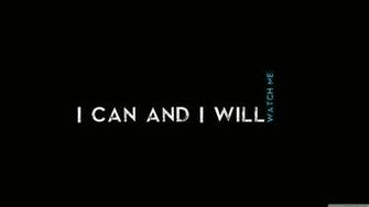 Quotes I Can And Will 4k HD Desktop Wallpaper For Ultra
