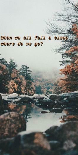 Billie Eilish Quote Song Bury A Friend When We All Fall Sleep