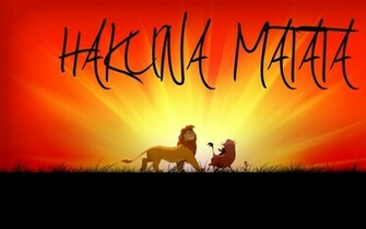 Hakuna Matata No Worries Wallpaper Art HD