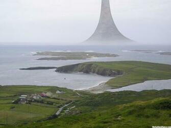 Tornado Tor On Ringworld Background Image