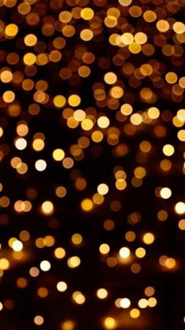 Festive Glitter Gold iPhone Wallpaper Preppy