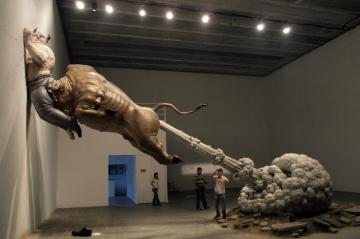Bull Big Statue Wallpaper Cool For Me